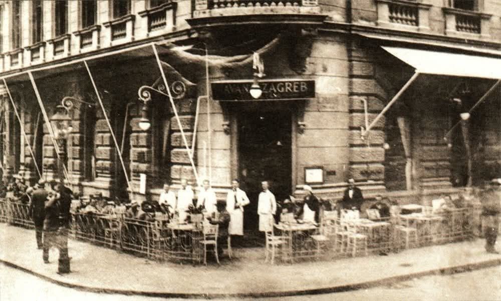 Kavana »Zagreb« 1925. godine